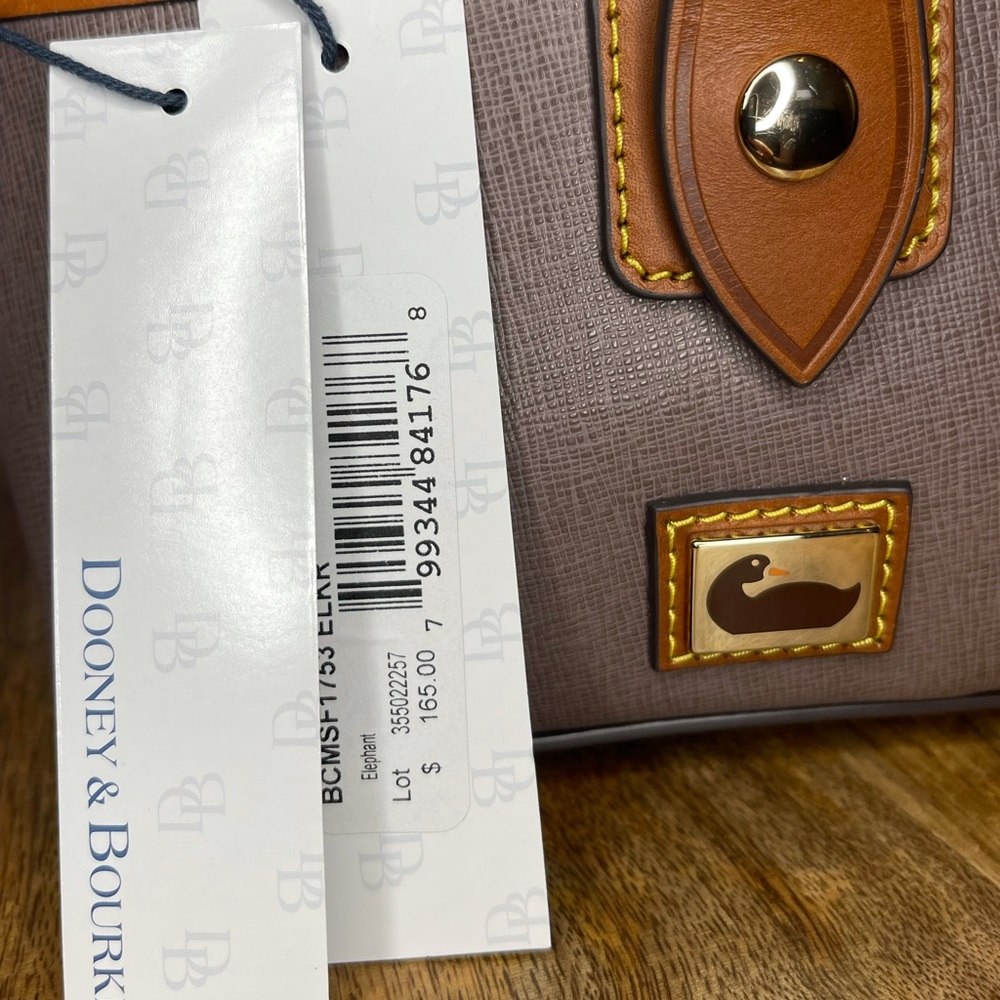 Dooney & Bourke - Domed Pocket Crossbody -Elephant - Picture 5 of 9